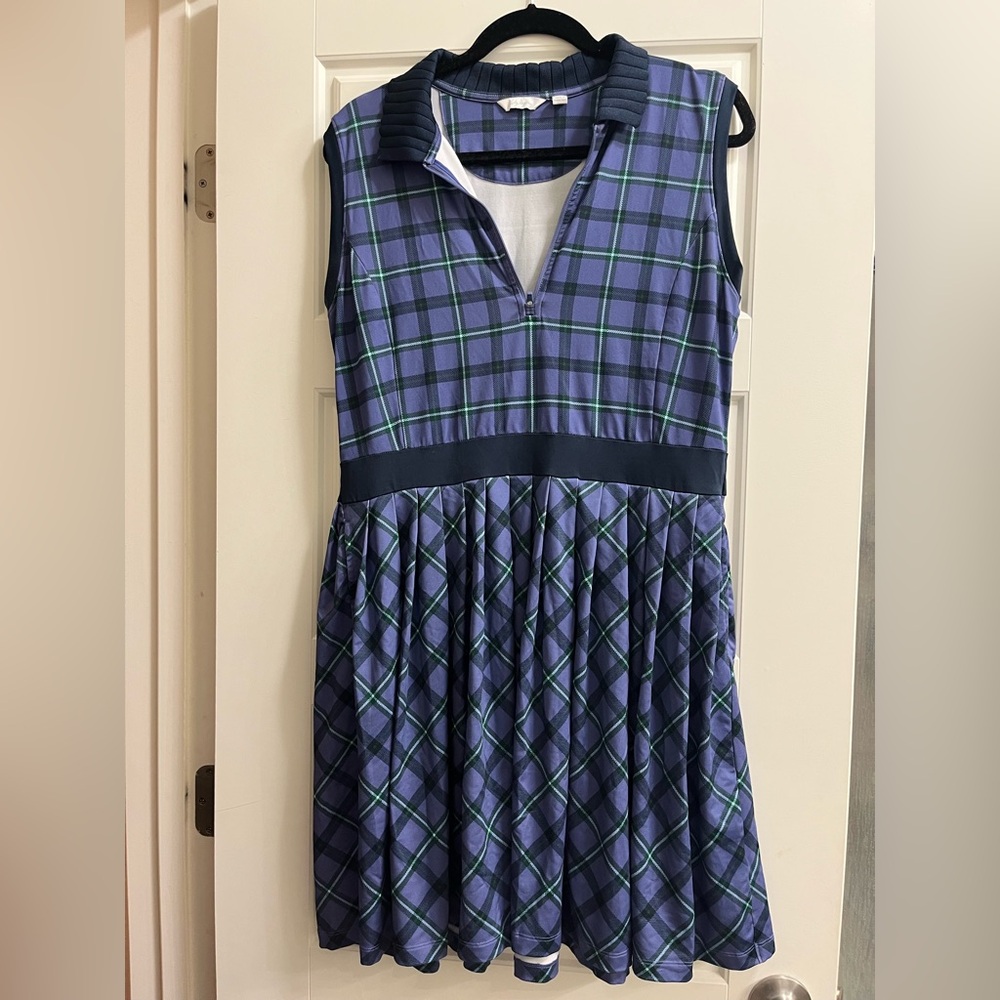 Lady Hagen Plaid Golf Dress
